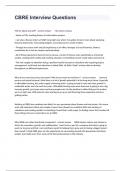 CBRE Interview Questions Actual Exam And Detailed Correct Answers&period;