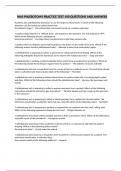 NHA PHLEBOTOMY PRACTICE TEST 100 QUESTIONS AND ANSWERS
