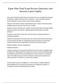 Espm 50ac Final Exam Review Questions And Answers Latest Update