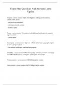 Espm 50ac Questions And Answers Latest Update