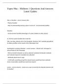 Espm 50ac - Midterm 1 Questions And Answers Latest Update 