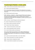 Trusted Agent Module 1