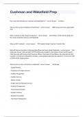 Cushman and Wakefield Prep Exam Questions And Answers All Correct&period;