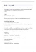 USP 151 Part2 Complete Questions And Answers Guaranteed Answers&period;