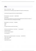 JLL Exam Study With Questions And Answers All Correct&period;