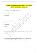 Opota Ohio Peace Officer Basic 2024&sol;2025 &lpar;100&percnt; verified&rpar; &vert; Distinction