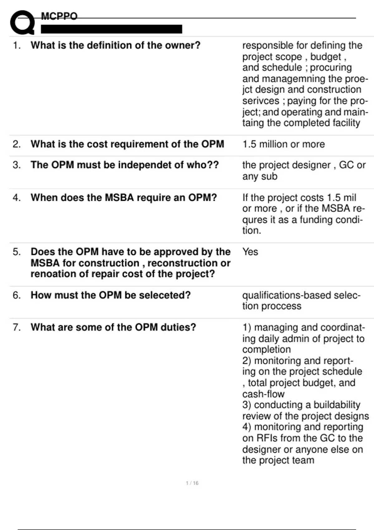 MCPPO EXAM 2024 QUESTIONS WITH SOLVED ANSWERS 100% CORRECT -greatdoc ...