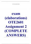 exam &lpar;elaborations&rpar; OTE2601 Assignment 2 &lpar;COMPLETE ANSWERS&rpar; 2024 &lpar;809145&rpar; - DUE 7 July 2024 &bull;&Tab;Course &bull;&Tab;Orientation to teaching Economic - OTE2601 &lpar;OTE2601&rpar; &bull;&Tab;Institution &bull;&Tab;University Of South Africa &bull;&Tab;Book Introducing Economics&colon; A Critical Guide for Teach