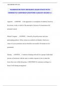WASHINGTON STATE INSURANCE EXAM UPDATE WITH CORRECTLY ANSWERED QUESTIONS ALREADY GRADED A&plus;