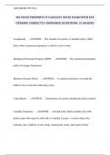 WA STATE PROPERTY & CASUALTY STATE EXAM WITH EYE OPENING CORRECTLY ANSWERED QUESTIONS  &vert;A GRADED