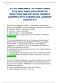 ATI RN FUNDAMENTALS PROCTORED  2024 TEST BANK WITH UPDATED  QUESTIONS AND DETAILED CORRECT  ANSWERS WITH RATIONALES &lpar;ALREADY  GRADED A&plus;&rpar; 