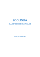 Zoología: clases teórico-practicales