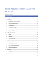 Samenvatting COM5: Reclame, Direct Marketing & Retail