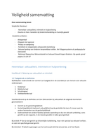 Overheidsbeleid en Wetgeving &lpar;samenvatting en oefenvragen&rpar; &eacute;n Veiligheid &lpar;2 boeken en alle artikelen&rpar;