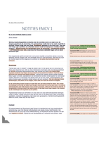 Notities EMCV 1