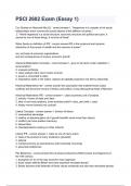 PSCI 2602 Exam &lpar;Essay 1&rpar;&period;