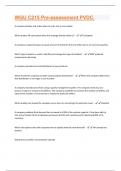 WGU C215 Pre-assessment PVDC Questions &plus; Answers Graded A&plus;