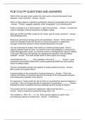 PCB 3134 PP QUESTIONS AND ANSWERS