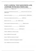UNIT 2 LIFEPAC TEST QUESTIONS AND ANSWERS WITH SOLUTIONS 2024