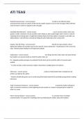 ATI TEAS Complete Study Guide With 100&percnt; Verified Guaranteed Solutions&period;