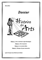 DOSSIER HISTOIRE DES ARTS