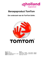 Beroepsproduct Marktonderzoek Koopproces: TomTom