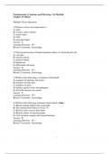  Fundamentals of Anatomy and Physiology&comma; 9e &lpar;Martini&rpar; BIOL 2302 Chapter 19 Blood Questions and Answers&period;