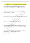 ATI Capstone OB &vert;51 Questions &vert;With Correct Answers