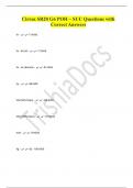 Cirrus SR20 G6 POH &ndash; SUU Questions with Correct Answers