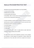 National PSI EXAM PRACTICE TEST QUESTIONS & ANSWERS 2024 &lpar; A&plus; GRADED 100&percnt; VERIFIED&rpar;