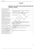 COUC 506 - Quiz 1 WITH 100&percnt; ACCURATE QUESTIONS AND ANSWERS A&plus; GRADED
