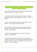 REAL ESTATE FUNDAMENTALS NEWEST 2024 ACTUAL EXAM 2 VERSIONS &lpar;VERSION A AND B&rpar; COMPLETE  QUESTIONS AND CORRECT DETAILED ANSWERS&comma;&comma;&comma;Alpha