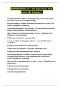 BSM600 Midterm Test Questions And Accurate Answers 