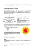 Samenvatting Culturele Waarden en Communicatie (alle tentamenstof!) - Interculturele Communicatie