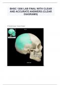 BHSC 1200 LAB FINAL WITH CLEAR AND ACCURATE ANSWERS &lpar;CLEAR DIAGRAMS&rpar;