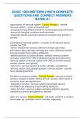 BHSC 1200 MIDTERM COMPILES WITH COMPLETE QUESTIONS AND CORRECT ANSWERS&vert;&vert; 100&percnt; VERIFIED