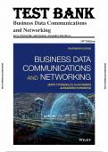 TEST BANK For Business Data Communications and Networking&comma; 14th Edition by FitzGerald&comma; Dennis&comma; Durcikova &lpar;Complete 12 Chapters&rpar;