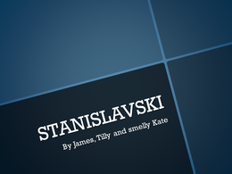 Stanislavski Presentation