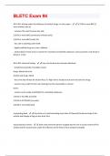 BLETC Exam &num;4 Questions With 100&percnt; Correct Answers