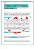 INTERNAL MED- EOR QUESTIONS&period;WITH VERIFIED QUESTIONS AND ANSWERS&period;A&plus; GRADED&period;2024&sol;2025&period;