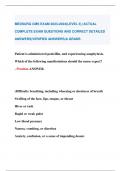 MEDSURG CMS EXAM 2023-2024&lpar;LEVEL 3&rpar; &vert;ACTUAL  COMPLETE EXAM QUESTIONS AND CORRECT DETAILED  ANSWERS&vert;VERIFIED ANSWERS&vert;A GRADE&period;