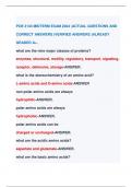 PCB 3134 MIDTERM EXAM 2024 &vert;ACTUAL QUESTIONS AND  CORRECT ANSWERS &lpar;VERIFIED ANSWERS &rpar;ALREADY  GRADED A&plus;&period;