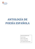 Antología española (Todos los poemas de selectividad con sus comentarios de texto)