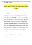 EXPLORING MEDICAL LANGUAGE LAFLEUR BROOKS 10TH EDITION CHAPTER 10 QUESTIONS WITH CORRECT ANSWERS UPDATE