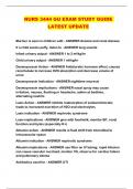 NURS 3444 &sol;NURS3444  PACKAGED EXAMS WITH QUESTIONS AND VERIFIED ANSWERS