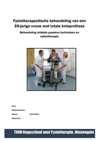 Case study - fysiotherapeutische behandeling na totale knieprothese
