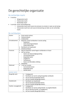 de gerechtelijke organisatie