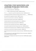 CHAPTER 2 TEST QUESTIONS AND ANSWERS WITH SOLUTIONS 2024
