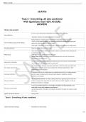 ACT&sol;SAT Prep Final Exam Review With Questions And 100&percnt; Correct Answers