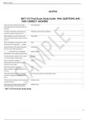 MKT-315 Final Exam Study Guide  With QUESTIONS AND 100&percnt; CORRECT ANSWERS